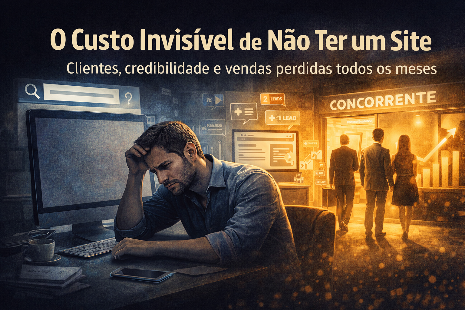 O Custo Invisível de Não Ter um Site: O Que Você Perde Todos os Meses