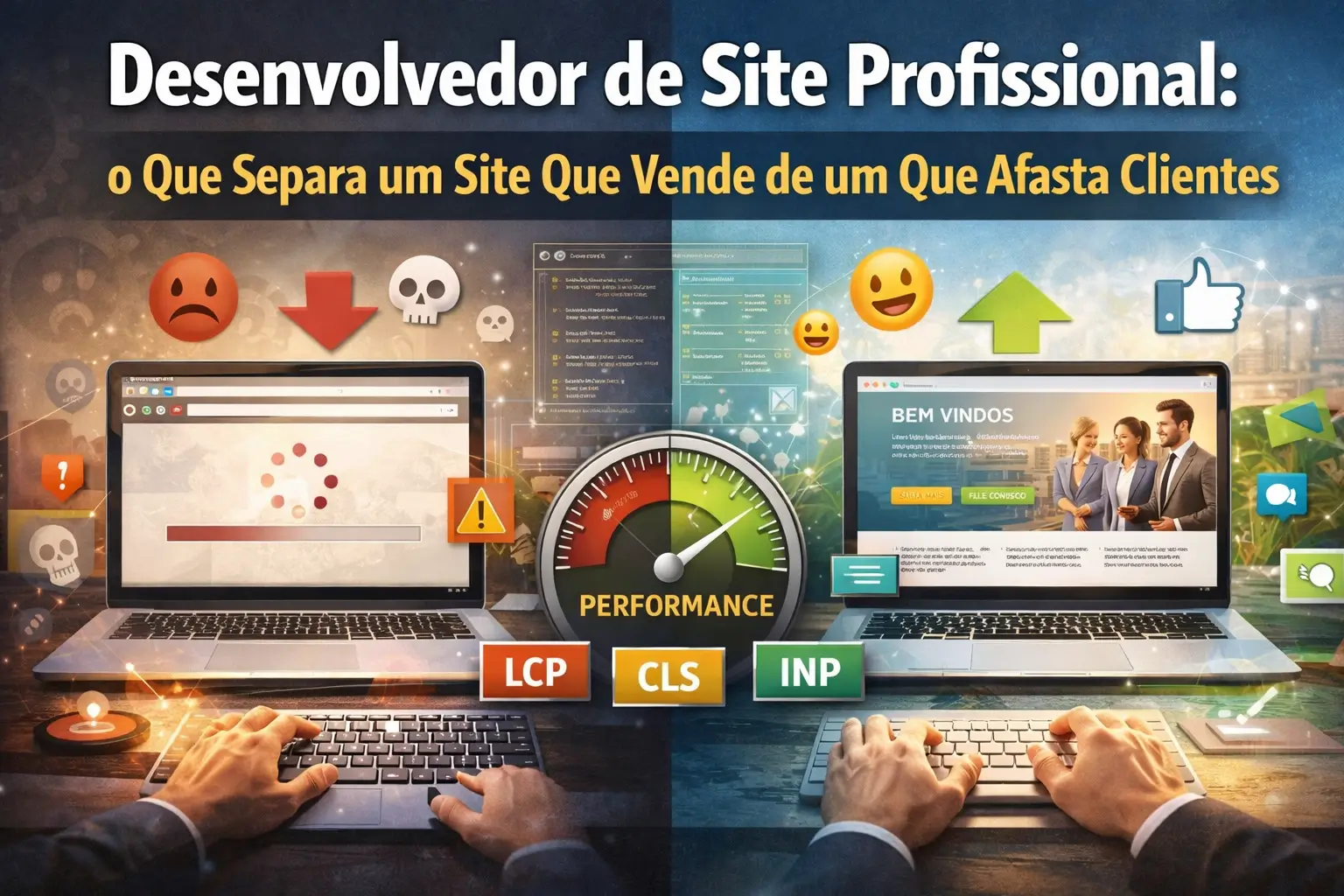 Desenvolvedor de Site Profissional: o Que Separa um Site Que Vende de um Que Afasta Clientes